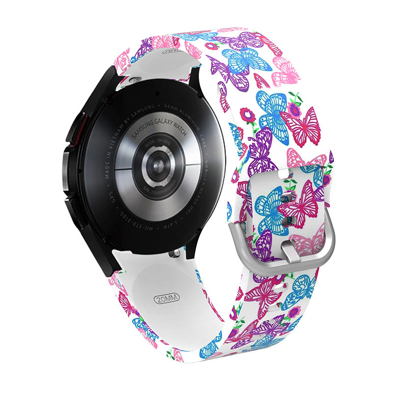 Pattern Printed Silicone Smart Watch Band Strap Replacement for Samsung Galaxy Watch6 40mm 44mm Watch6 Classic 43mm 47mm Watch 5 40mm 44mm 5 Pro 45mm Watch4 40mm 44mm Pattern Printed Silicone Smart Watch Band Strap Replacement for Samsung Galaxy Watch6 40mm 44mm Watch6 Classic 43mm 47mm Watch 5 40mm 44mm 5 Pro 45mm Watch4 40mm 44mm